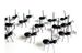 Ant Toothpick Bento Sign Ant Moving Dim Fork Party Series Fruit Fork Plastic Ant Fork_voghion.com
