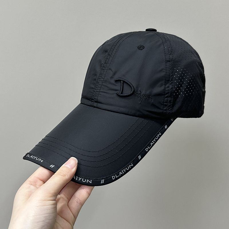 Quick Drying Baseball Women 2024 New Style Large Brim American Sun Protection Hat For Men_voghion.com