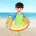 Baby Lemon Swim Ring - 50cm PVC Inflatable Arm Float For Toddlers (Safe & Comfortable Non-Slip Design Bright Yellow Color)_voghion.com