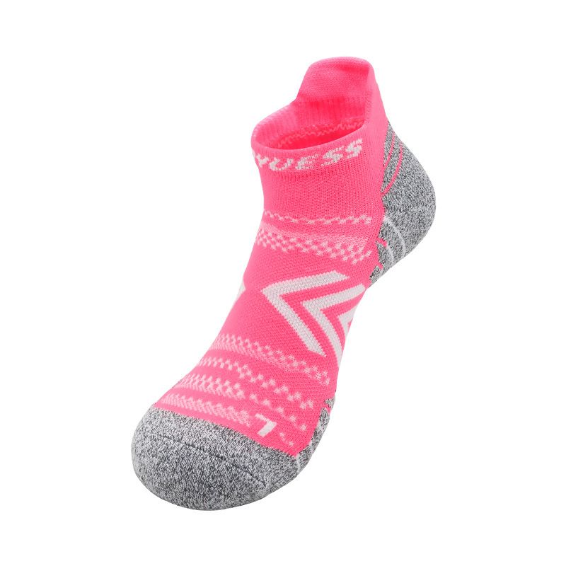 Professionelle Laufsocken für Herren und Damen, kurze Socken, atmungsaktive Radsportsocken mit Handtuchsohle, Badmintonsocken für Herren_voghion.com
