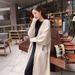 Autumn Winter 2021 New Sweater Long Coat Elegant Solid Color Outerwear Shawl Knitted Cardigan Women's Trendy_voghion.com