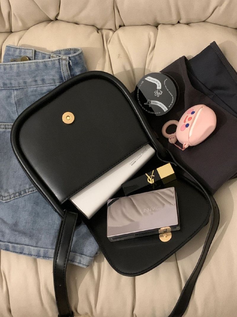 Nuova borsa a tracolla in stile pendolare squisito edizione coreana 2024, design unico, tendenza versatile della borsa a tracolla da sella_voghion.com
