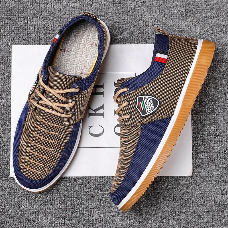 Men's Classic Beijing Cloth Shoes - Breathable Anti-Slip Work Shoes With Rubber Sole For Spring/Autumn - Comfortable Casual Kung Fu Shoes For Dad_voghion.com