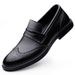 Euro Step Four Seasons Neue Top Layer Rindsleder-Loafer, Slip-On, Casual Business Brogue Herrenschuhe mit geschnitztem Design_voghion.com