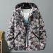 New men's coat Korean version versatile spring autumn printed loose and handsome youth student top outer jacket_voghion.com