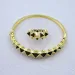 Necklace Earrings Set GUANXI Jewelry Women's Fashion Bangle And Ring Spikes Awl Gold Plated_voghion.com