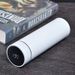 Smart Temp Display Travel Mug, 304 Stainless Steel Vacuum Cup With Tea Infuser, Frosted Flask Gift Set_voghion.com