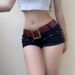 2025s Trendy Girl Denim Shorts For Women 2025 Spring Summer New Low Waist Versatile Stretch Slimming A-line Hip-hugging Hot_voghion.com