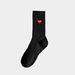 Crew Socks Men's Sports Socks, New Autumn Mid High Top Knitted Socks For Men And Women, Celebrity Love Heart Embroidered Socks_voghion.com
