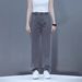 Tencel Casual Summer Thin 2025 New Loose Straight For Middle-aged Men Ice Silk Pants_voghion.com