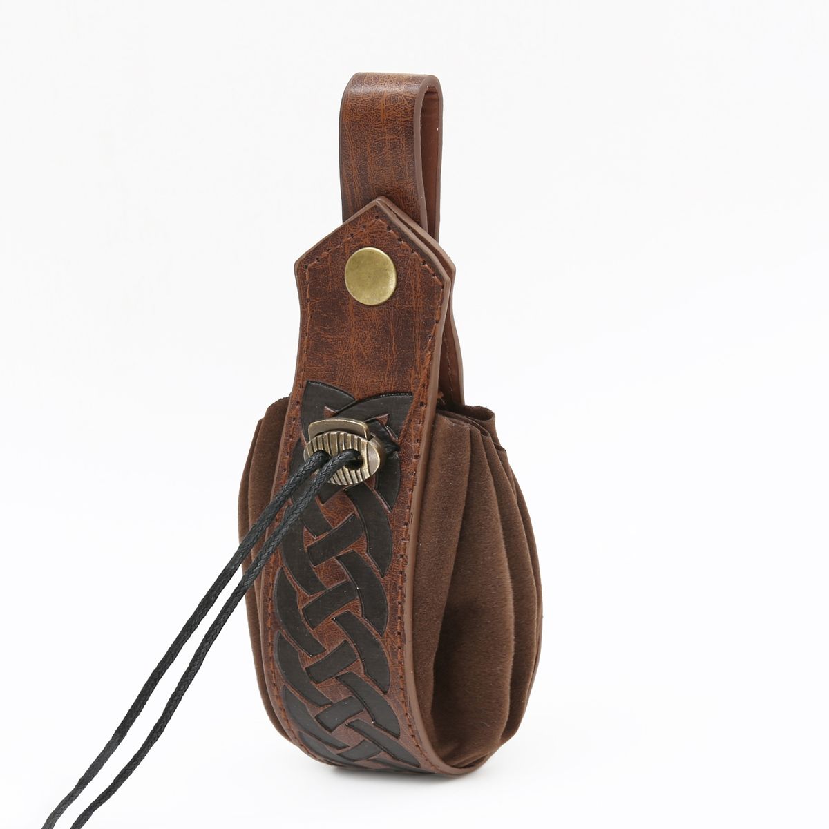 Leather Harness Cosplay Viking Style Medieval With Detachable Strap Zero Wallet Retro Waist Bag Pron_voghion.com