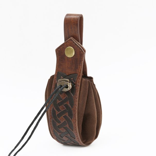 Leather Harness Cosplay Viking Style Medieval With Detachable Strap Zero Wallet Retro Waist Bag Pron_voghion.com