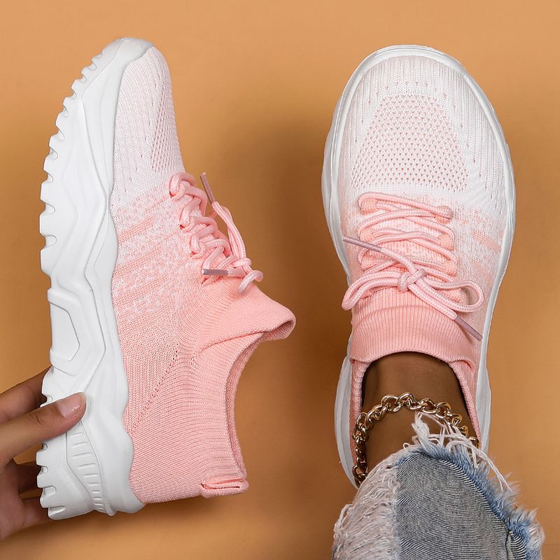 Scarpe da ginnastica traspiranti con calzini da donna taglie forti 2025_voghion.com