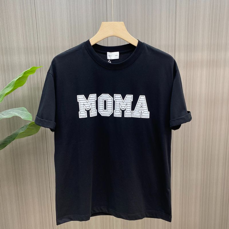 Herrkläder Modemärke kontrastfärg bokstavstryck kortärmad t-shirt herr sommar ny enkel avslappnad matchande kortärmad t-shirt_voghion.com
