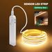 5V Batteriebetriebene COB LED Streifenlichter PIR Motion Sensor Flexible Bandlampe_voghion.com