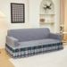 Premium Bubble-Skirt Sofa Cover Set, Stretchable Full Coverage For 3-Seater Couches, Anti-Slip & Wrinkle-Resistant, All-Season Protection_voghion.com