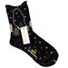 Lillian Japanese Akira Minagawa Mina Perhonen Style Retro Snowflake Christmas Tree Rolled Edge Autumn Winter Mid-Calf Socks_voghion.com
