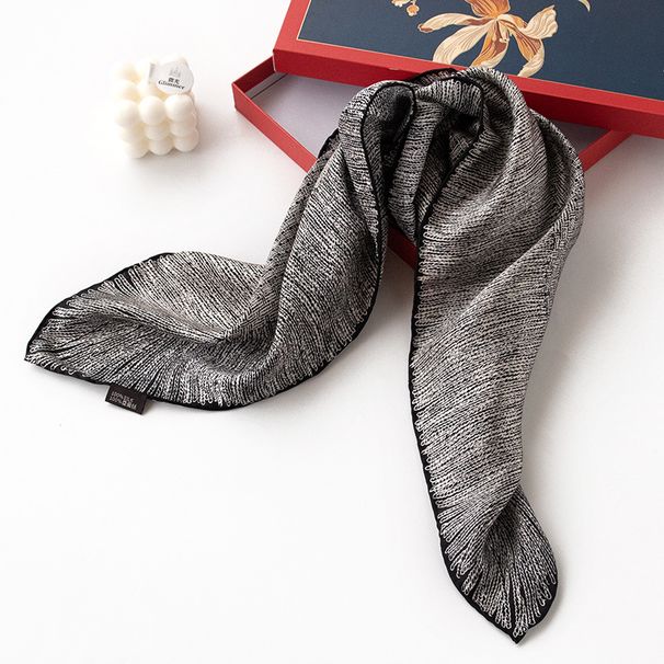 Box 2024 Versatile Mulberry Silk Small Square Decorative Scarf Spring/Summer Hand Gift_voghion.com