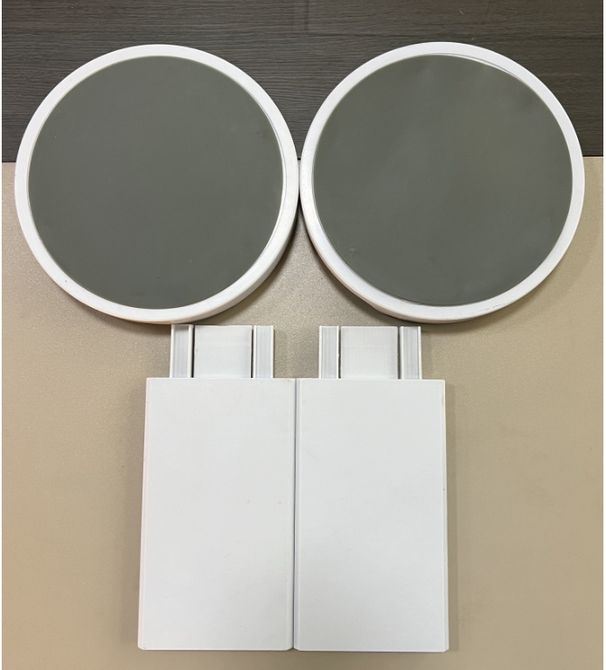 Drehbares Serviertablett – Ausziehbarer Lazy Susan für Esstisch & Küche – Weiß (4/6/8 Ebenen, stapelbar & platzsparend)_voghion.com