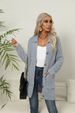 Women's pocket button lapel sweater cardigan sweater jacket_voghion.com