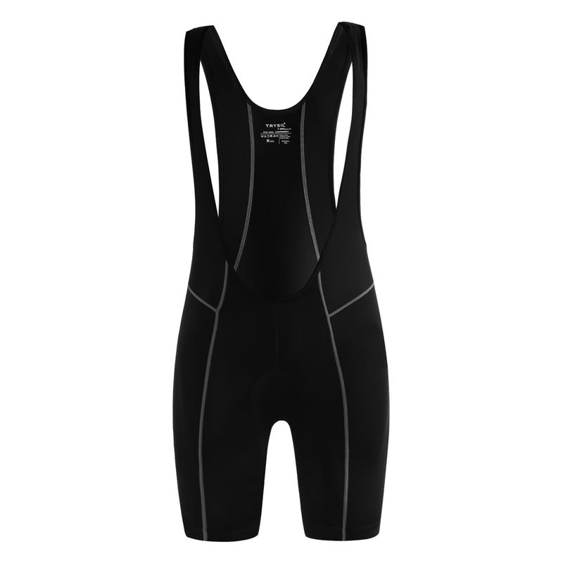 Summer Men's Cycling Bib Elastic Breathable Sweat-Wicking Mountain Bike Padded One-Piece Shorts_voghion.com