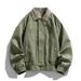 Men's Clothing Spring And Autumn New American High Street Versatile Jacket Men's Solid Color Lapel Coat Simple Workwear Jacket Trend_voghion.com