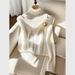 Women's Clothing High End And Beautiful White Turtleneck Sweater For Women Winter Soft And Lazy Style Inner Wear Base Knitted Top_voghion.com