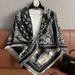 New autumn and thick warm large square for women's winter Korean version versatile cashmere dual-use scarf_voghion.com