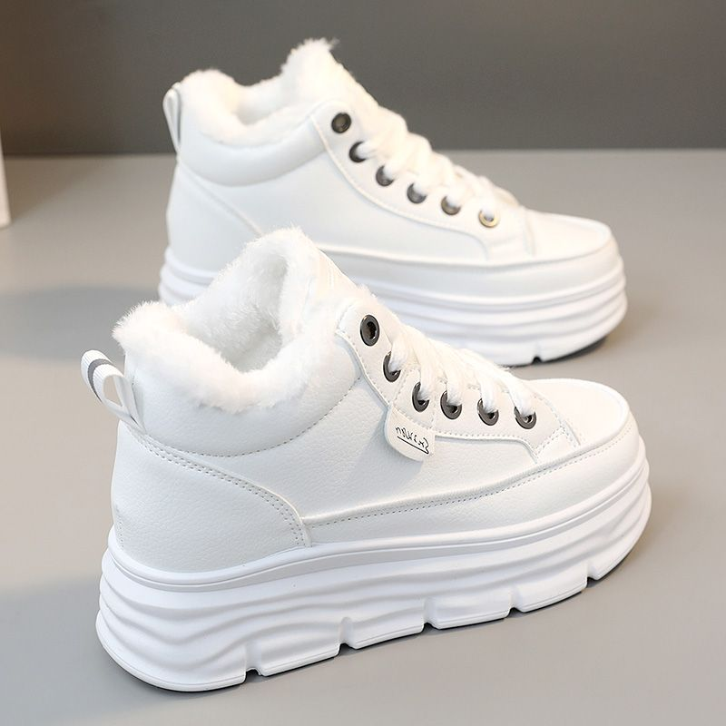 New Winter Plush High Top Women's Shoes Fashion, Warm, Anti slip, Waterproof_voghion.com