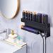 No-Drill Curling Iron Storage Multi-Functional Styling Tool Wall-Mounted Hair Dryer Holder Integrated Rack_voghion.com