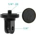 1/4 Inch Screw Tripod Adapter Rotating Mount Holder For Go Pro 13 12 11 10 9 Insta X5 X4 DJI OSMO 360 Camera Accessories_voghion.com