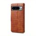 Étui de téléphone en cuir à motif crocodile adapté à Google Pixel 6/7/8 A/Pro, avec une sangle de portefeuille cachée et un support de téléphone, étanche et résistant aux chocs_voghion.com