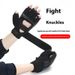 Boxen Halbfingerfäuste, Erwachsene Männer Kinder Boxen, Sanda, Taekwdo Handschuhe, Abdeckungen, Training, Hand und Fuß_voghion.com