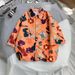 Men's Clothing 2024 New  Short Sleeve Floral Shirt for Men and Women Couples Loose Retro Men Floral Shirt  Style Men's Style_voghion.com