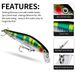 Langsam sinkende Minnow Ultra Long Casting Kunststoff Harten Köder Bionic Lure Fishing Gear_voghion.com