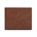 Men's Bags Left And Right Flip Loose Leaf PU Coffee Color Casual Men's Wallet With Multiple Card Slots Short Wallet Laser Engraving Lettering_voghion.com