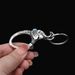 Stainless Steel Men's Personalized Creative Elephant Keychain Retro Small Gifts Car Keychain Pendant Accessories Ring Ring_voghion.com