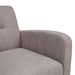 Mid-Century Modern Fabric Accent Armchair Single Sofa With Rubber Wood Legs For Living Room_voghion.com