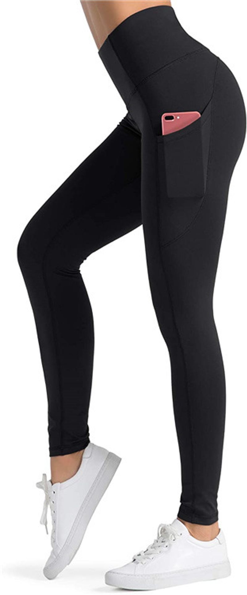 Damen Yoga große Größe neue bedruckte verschmierte Tasche Fitness Sport Radfahren Yogahose_voghion.com