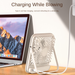 Ventilador ultrafino dobrável USB para escritório, pequeno, portátil, de mesa, com tela digital_voghion.com