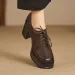 Retro Style Chunky Heel Women's Height Increasing Square Toe Fashion Pumps 3e9e_voghion.com