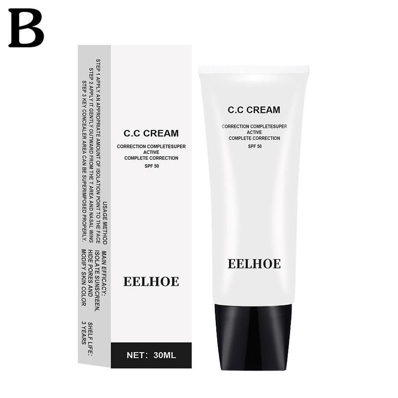 30ML CC Cream Conceal Imperfection Skin-friendly Brighten Skin Colour Cosmetics Foundation Concealing Cream for Coarse_voghion.com