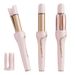 Hair Curler Automatic Curling Iron With Replaceable Head, Negative Ion, No Hair Damage, Electric Curling Iron, Two In One Straightening Splint_voghion.com