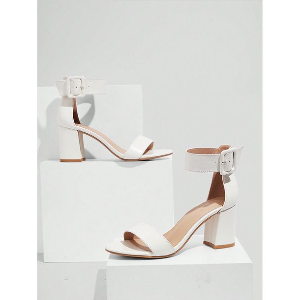 Új vonal vintage csatos nyitott orrú szandálokkal, vaskos sarkú cipőkkel_voghion.com