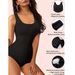 Shapewear For Women High Waist Tummy Control Bodysuit Seamless Butt Lift Full Body Shaper With Adjustable Straps Black Nude Blush_voghion.com