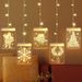 3D LED Christmas Fairy Lights With Remote Control - USB Powered Starry String Lights For Indoor Holiday Decor_voghion.com