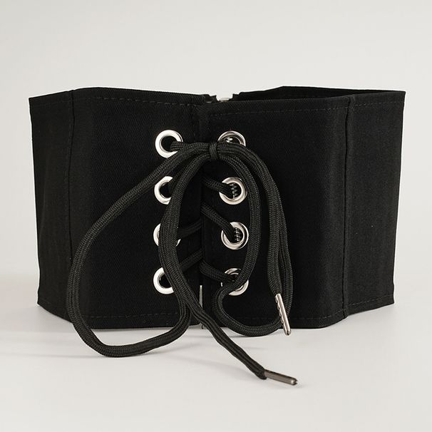 Cintura modellante con cerniera extra larga nera per donna_voghion.com