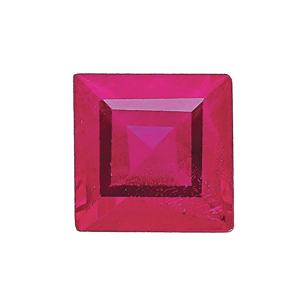 Ruby A Quality 3mm Square Step-Cut_voghion.com