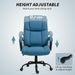 Vinsetto High Back Office Desk Chair With Adjustable Height, Heavy Duty Computer Chair With Wide Seat, 485lbs, Blue_voghion.com