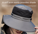 MISSION per uomo, cappello da pescatore, da escursionismo, con protezione solare, estivo, con tesa larga e protezione UV_voghion.com